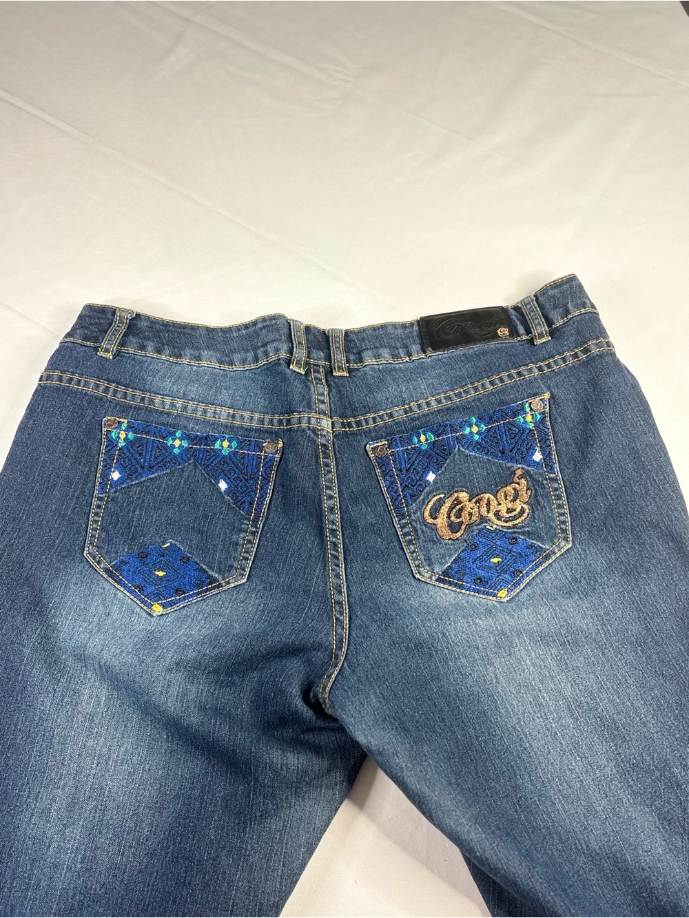Y2K Vintage Coogi Women’s Embroidered Jeans | $42.89